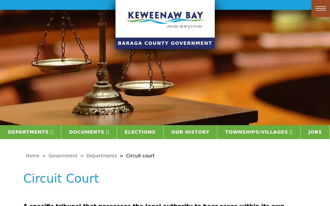 Baraga County court docket Circuit Court source